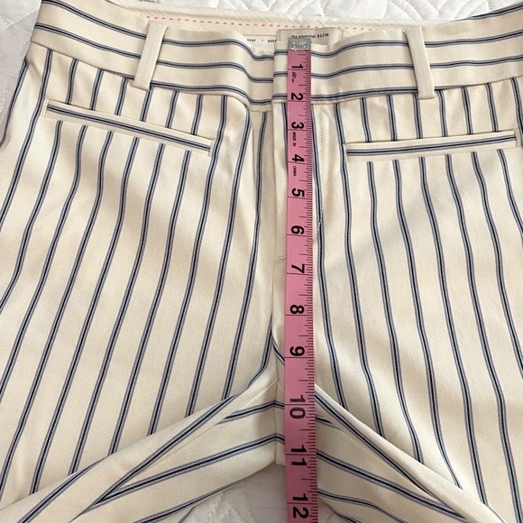 NWOT Anthropologie The Essential slim Trousers 0 - Picture 7 of 12